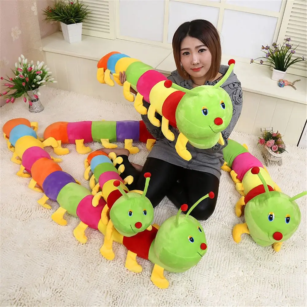 Soft Toys Cartoon Plush Cushion Pillow Plush Toys Caterpillar