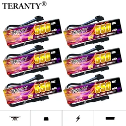 TREANTY 550mAh 3S 11.4V 80C/160C Indoor Traversing Machine Aircraft Model Drone FPV Toy batteria Lipo ad alto ingrandimento HV