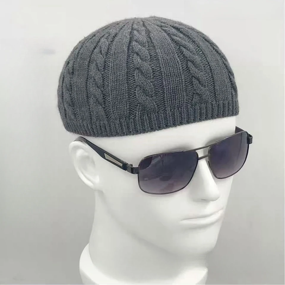 Muslimische Mützen für Männer Colthing Free shipping Häkeln Strick mütze Truthahn Kufi islamische Kippah Hijab jüdische Turban Wolle Baumwolle Winter