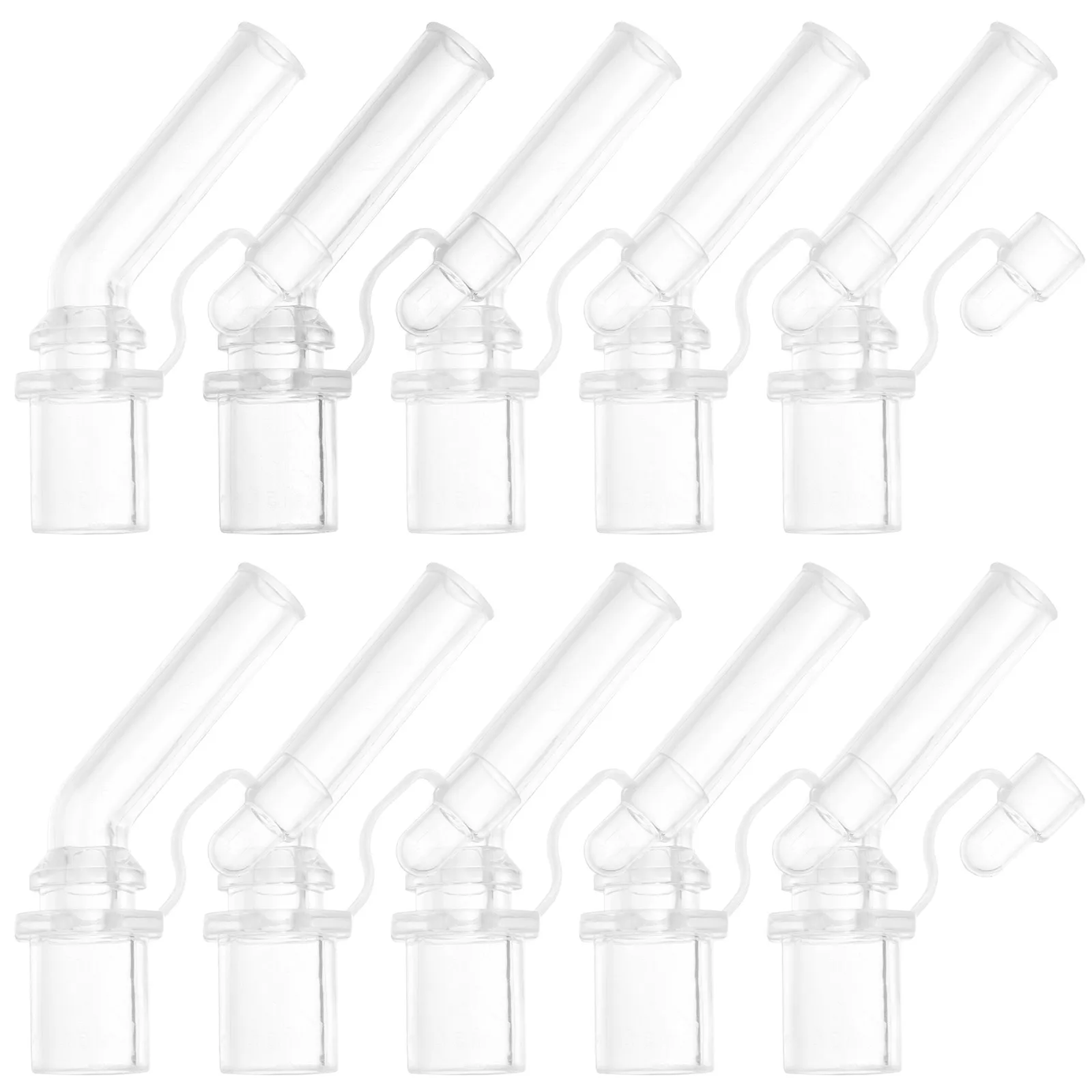 

10pcs Kids Sippy Cup Accessories Silicone Straw Head Replacement Parts Reusable Straws Water Cups Safe Children Kitchen Bar