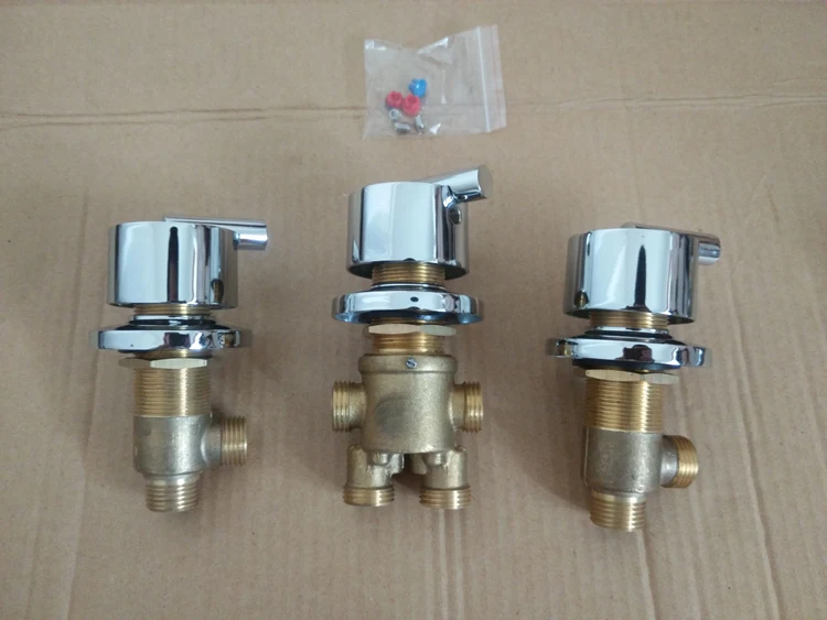 Vidric 5Pcs=1Set Bathroom shower faucet, shower room mixing valve sets , bathtub hot and cold faucet mixer waterfall tap