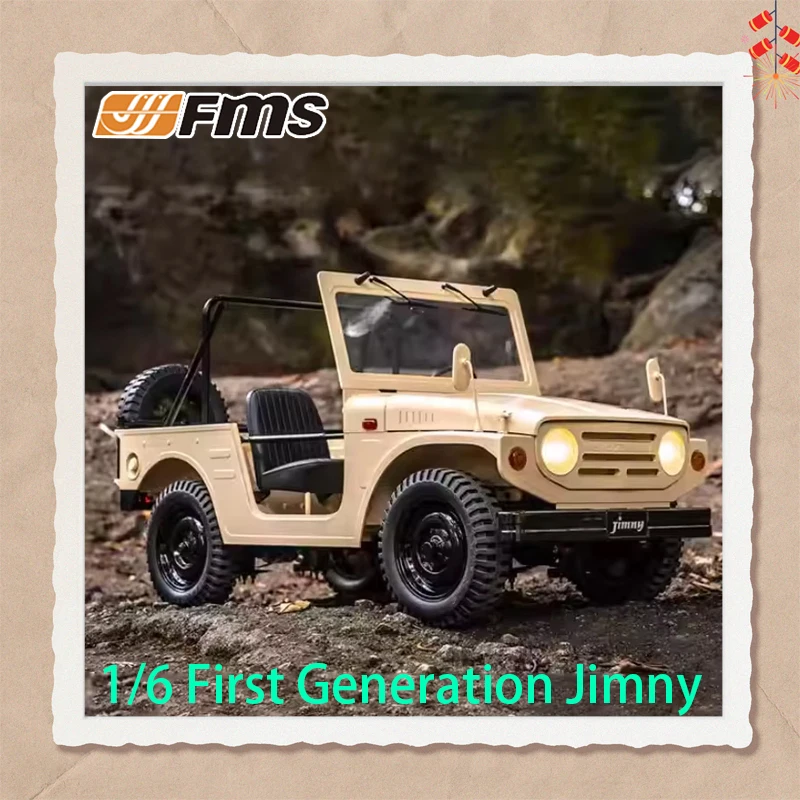 

Fms 1/6 First Generation Jimny Remote Control Four-Wheel Drive Simulation Climbing Car Off-Road Vehicle Model Boy Toy