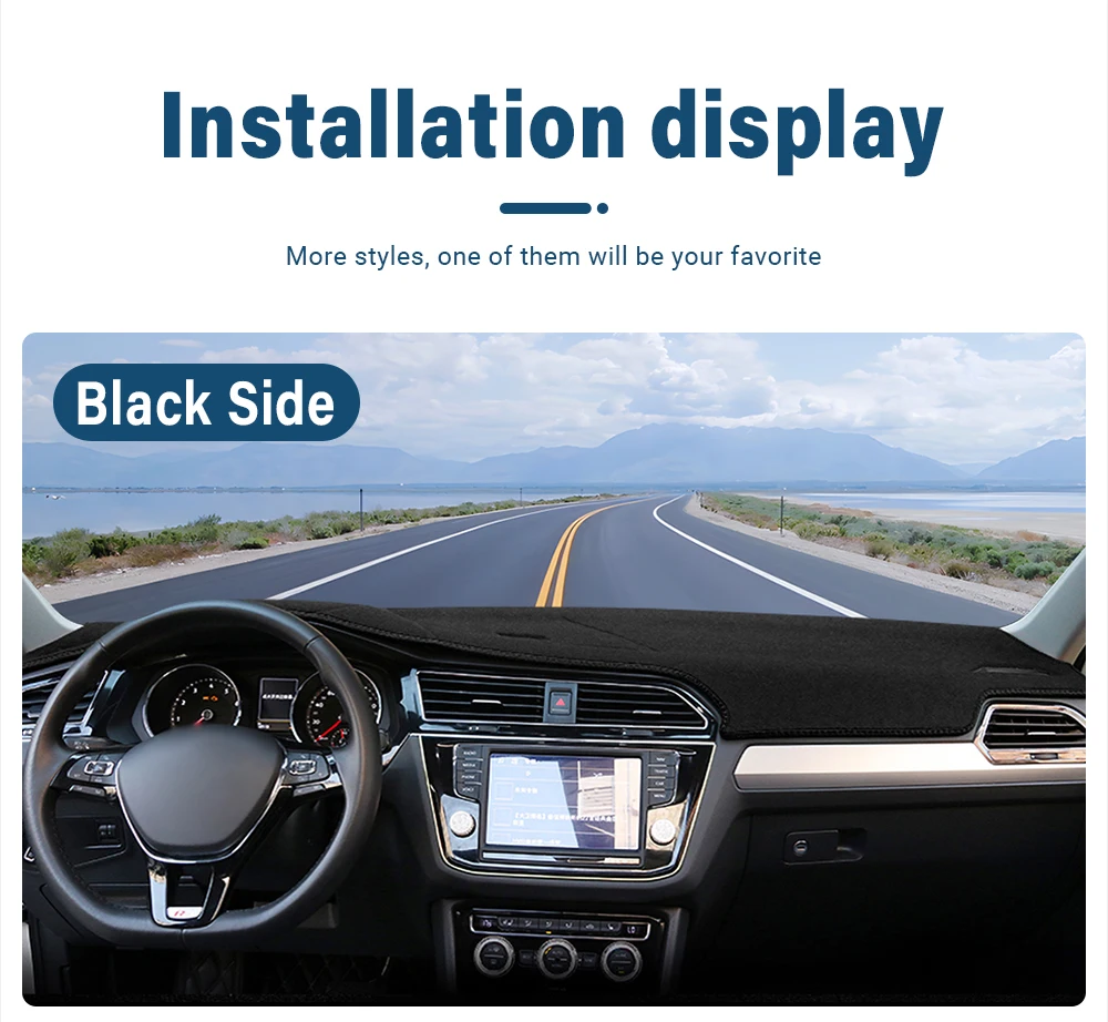 Für Volkswagen VW Tiguan MK2 R-Line 2016 2017 2018 2019 2020 2021 2022 2023 Auto Dashboard Matte Sonnenschutz Abdeckung Zubehör – Detail 16