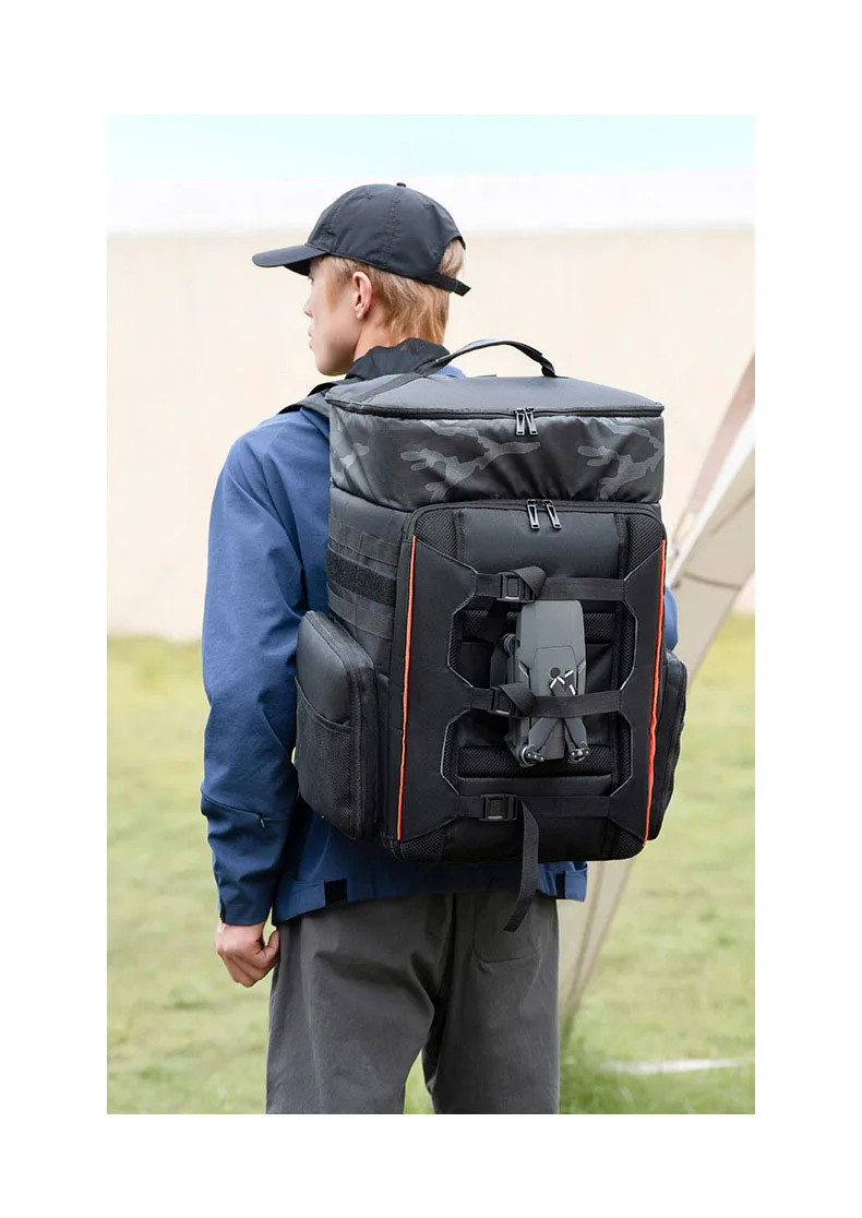 UAV-Drohnen-Kletterrucksack Großer Fotografie-Kamera-Sport-Outdoor-Rucksack Trocken-Nass-Trennung Tragbarer Business-Laptop-Gepäckrucksack – Detail 16