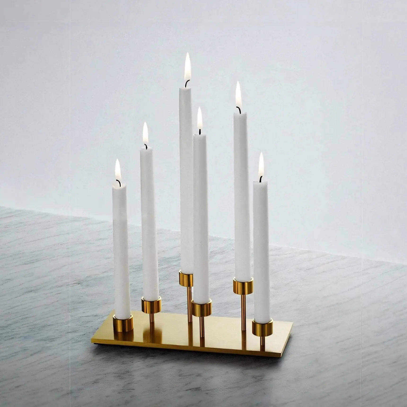 Recommended Vase Vase Ornaments, Romantic Modern Light Luxury Accessories, Metal Candle Holders, Living Room Tabletops