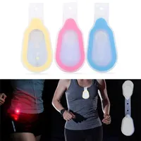 Mini LED Night Running Light Outdoor Clip Flashlight Pocket Multifunctional Warning Work Light Silicone Clip Torch Emergency