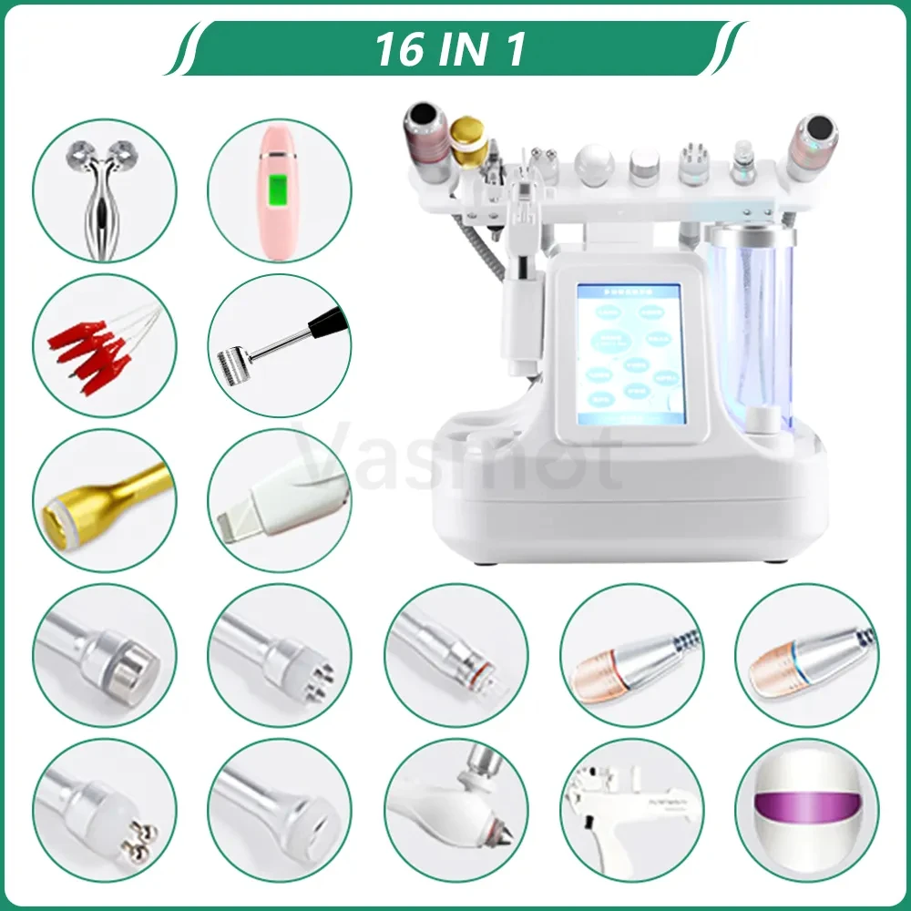 Hydrogen Oxygen Small Bubble Facial Comprehensive Management Machine Ultrasonic Cleaning Shoveling Blackhead Oxygen Injection