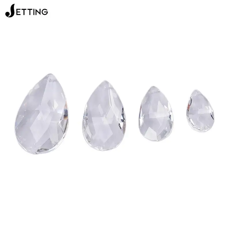 1pcs Clear Glass Crystals for Chandelier Crystals Lamp Multi Faceted Bead Hanging Drops Pendants