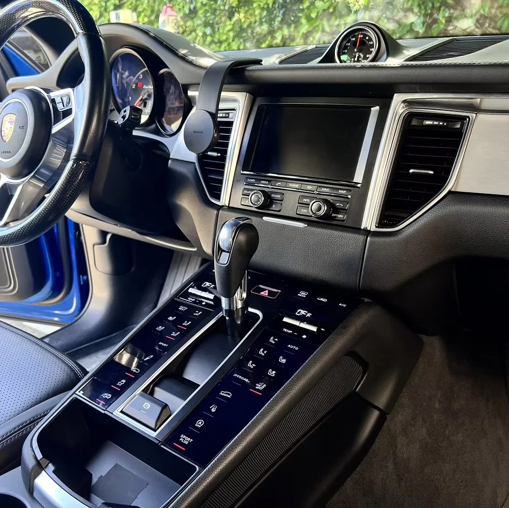 RoadNavi Auto Interior Saddle Digital Control Panel Upgrade for Porsche Cayenne Macan Panamera Body Kit Modification