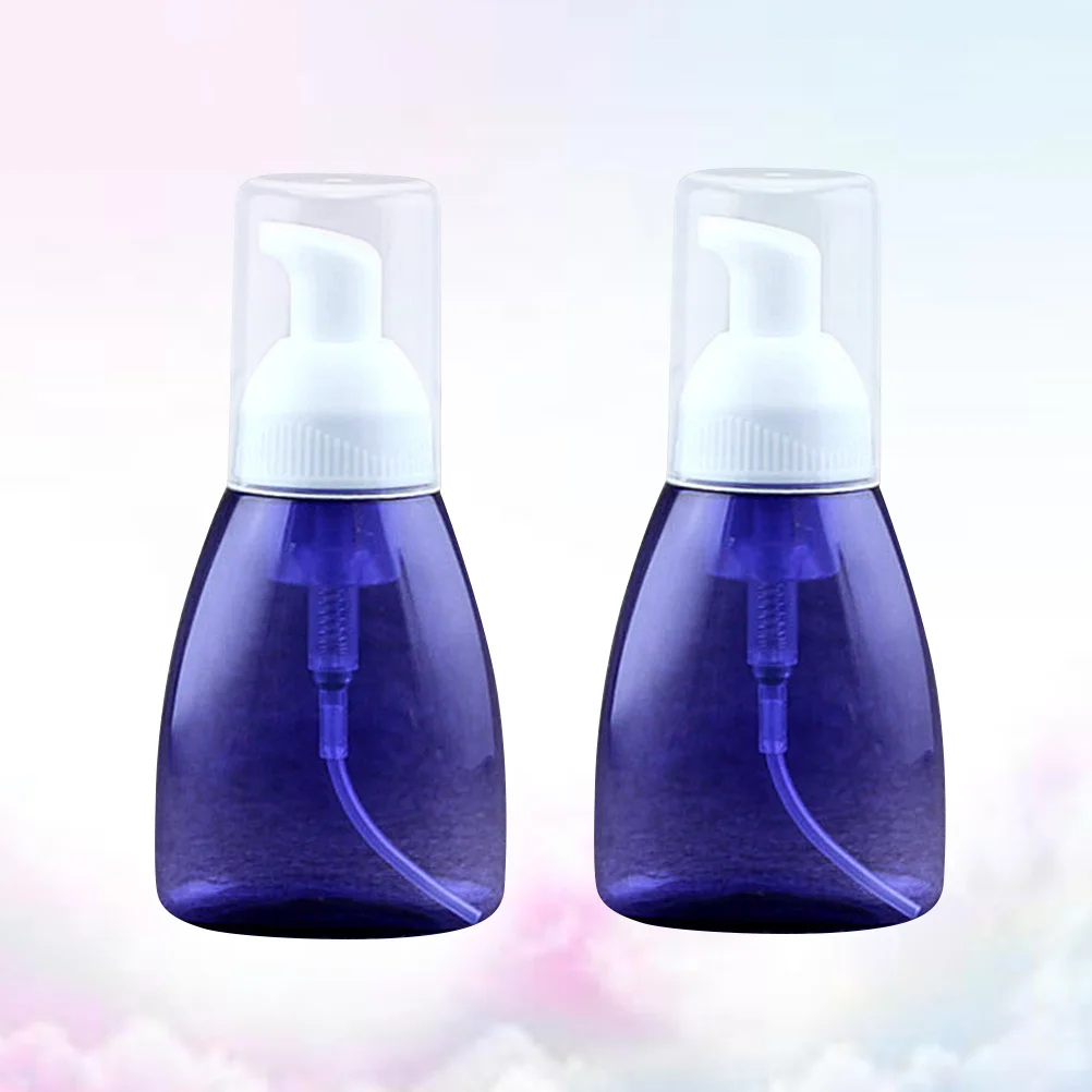 2 قطعة 80 مللي زجاجة رغوة قابلة لإعادة الملء حاوية أدوات الزينة المحمولة للشامبو غسول الصابون السائل المنظفات زجاجات محلول فارغة #4