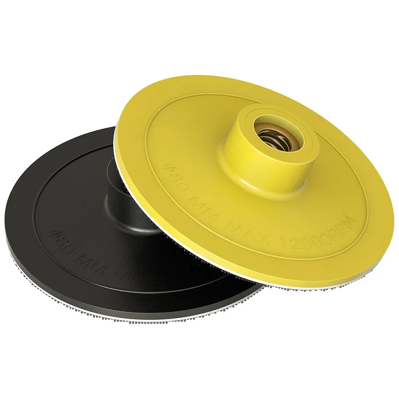 Máquina de polimento disco autoadesivo moedor de ângulo disco de polimento ventosa 3 polegadas 4 polegadas bandeja de disco de moagem de água seca