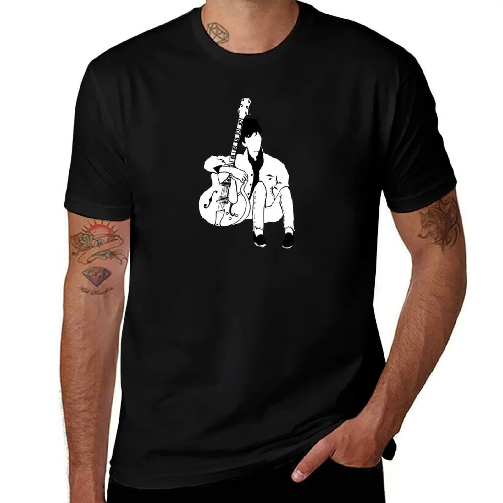 Young 80s Johnny Marr (Default/Grey) T-Shirt Christmas Theme Tee Top T-Shirt
