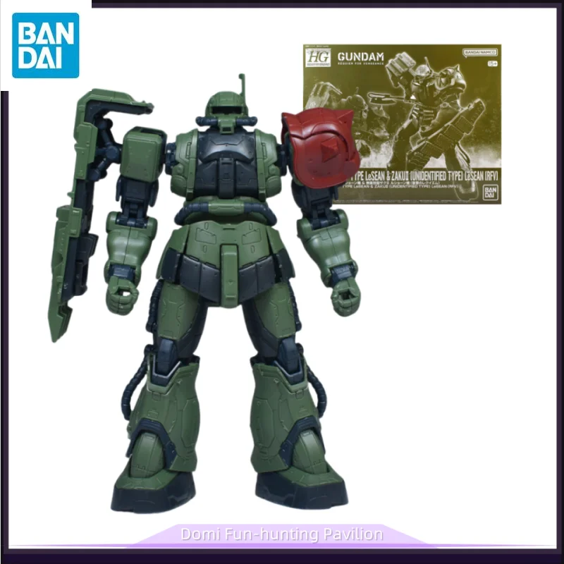 

BANDAI Original GUNDAM HG MS-06F ZAKUⅡ F TYPE LeSEAN&ZAKUⅡ (UNIDENTIFIED TYPE) LESEAN (RFV) Anime Figure Assembly Model Toy Gift