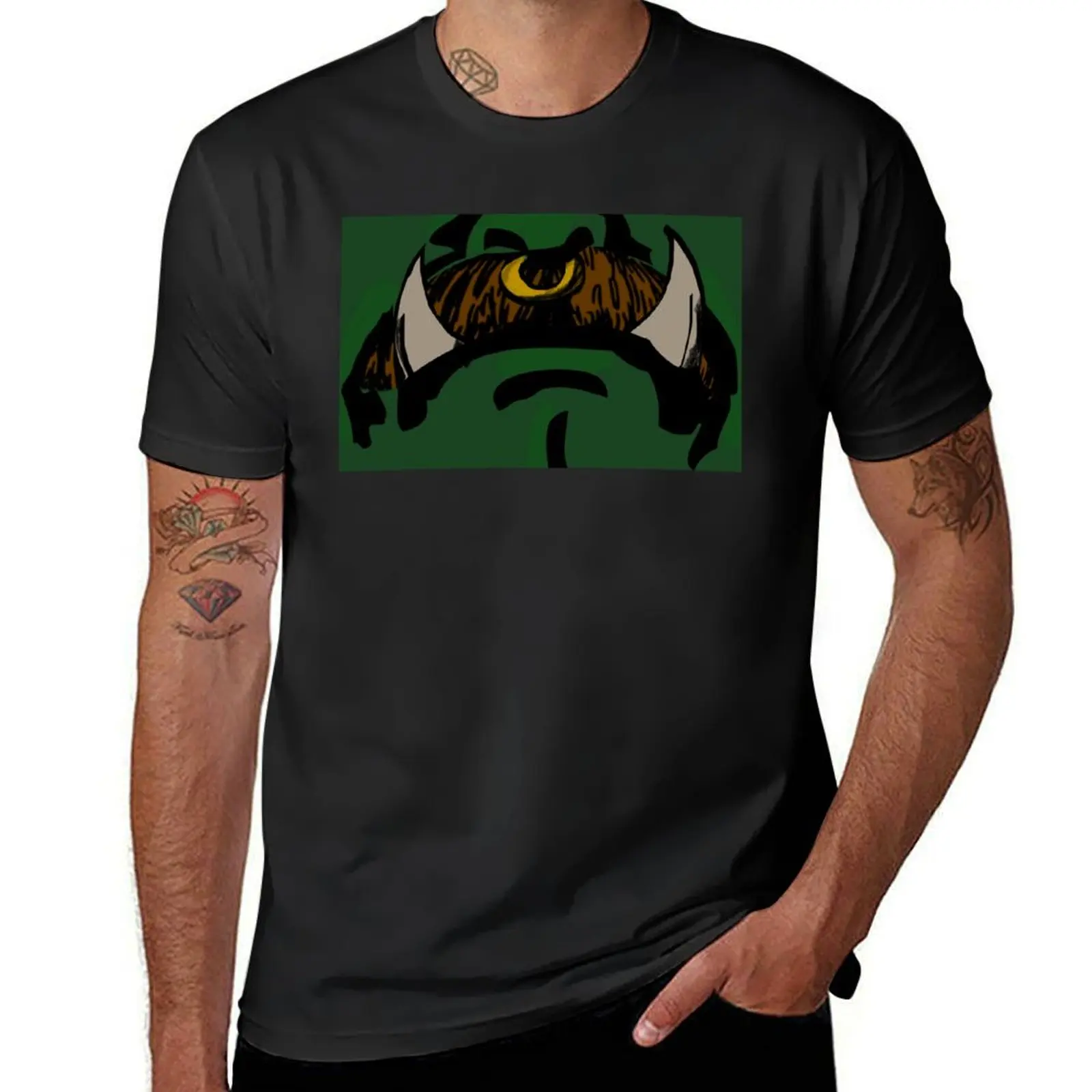 ORC MUSTACHE T-Shirt blacks cute tops blanks animal prinfor boys big and tall t shirts for men