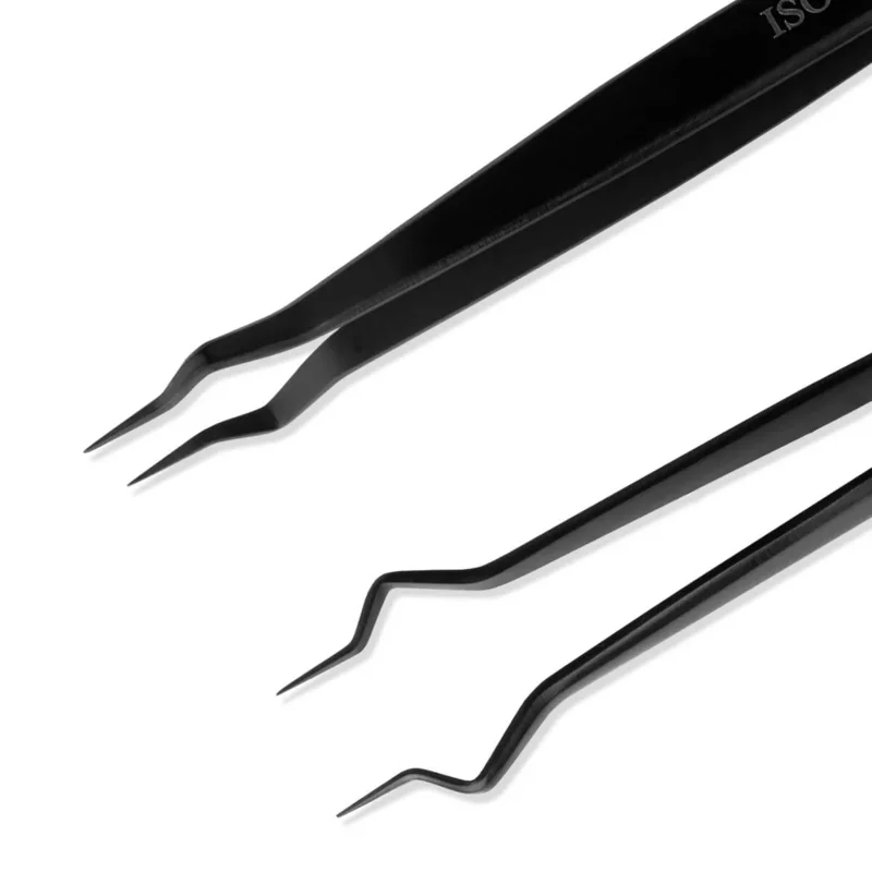 SENSE LASHES まつげピンセット ISO PRO ステンレス鋼まつげ分離ピンセットセパレーターピンセットまつげエクステンション用