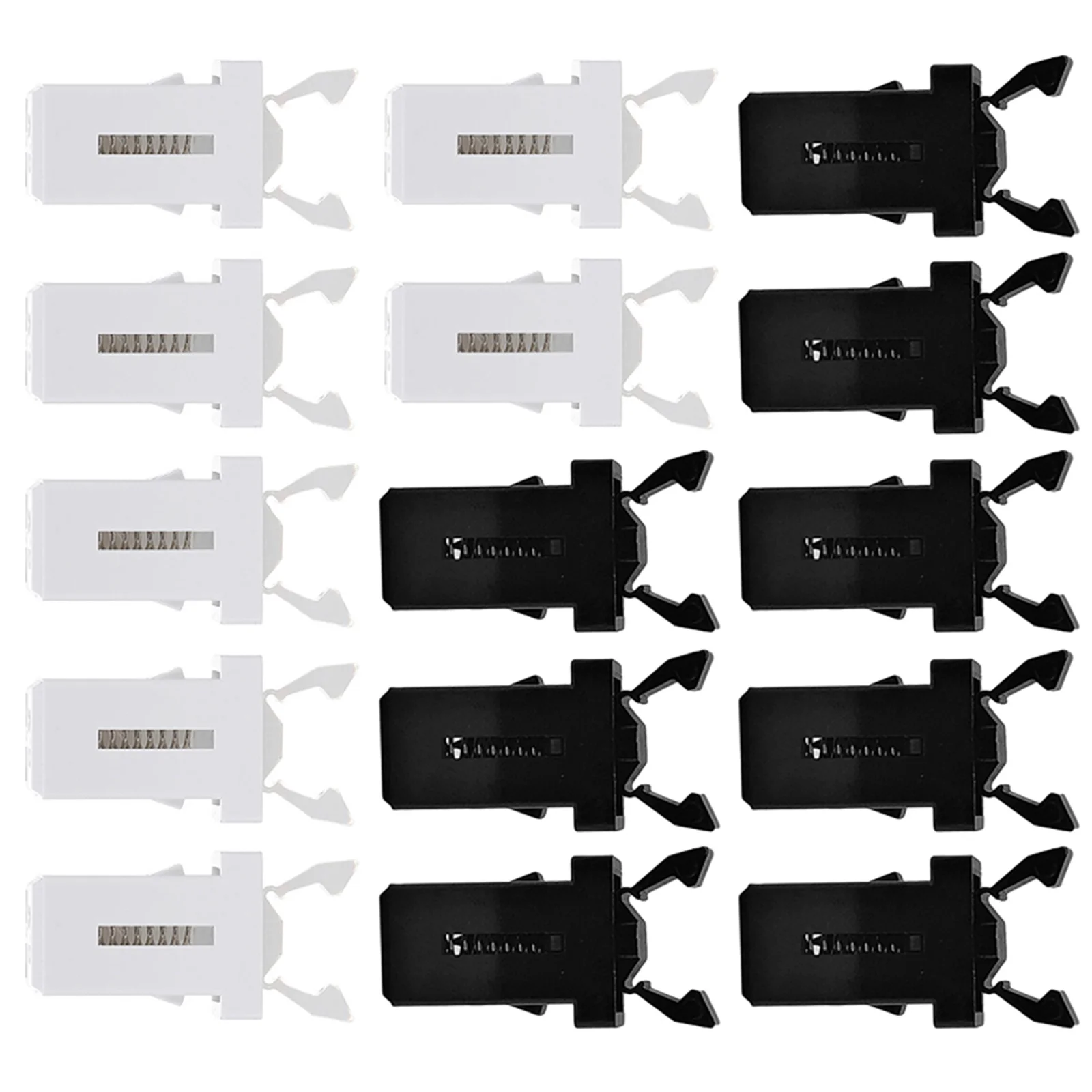 

40Pcs Trash Can Push-Type Locks Easy Install Replacement Catches for Rubbish Can Cover Sturdy Fade-Resistant Plastic Fasteners