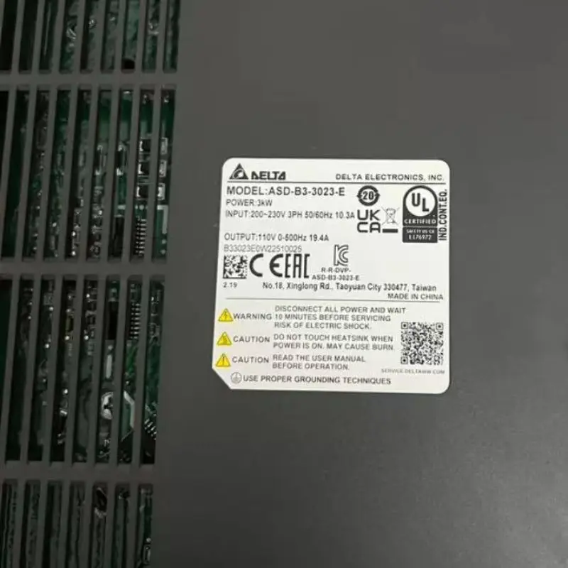 Подержанный сервопривод ASD-B3-3023-E 3 кВт протестирован, быстрая доставка.