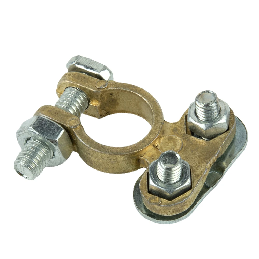 1 Pair Car Battery Terminals Screws Types Connectors Brass Aluminium Leisures Clamps For Cars Trucks Van Lorry Caravan Campervan