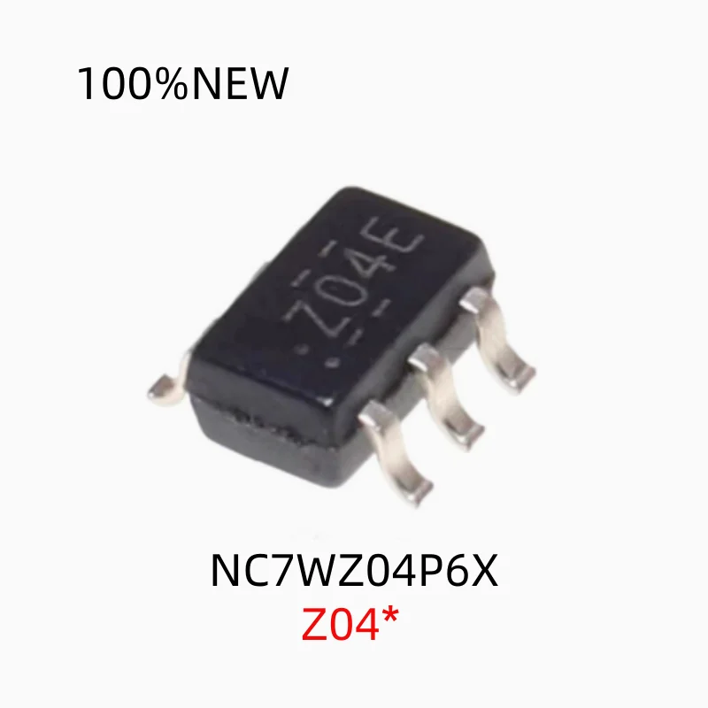 (50 pieces) 100% new NC7WZ04P6X, silk screen Z04*, package SC-70-6, ultra-high-speed UHS dual-channel inverter chip IC