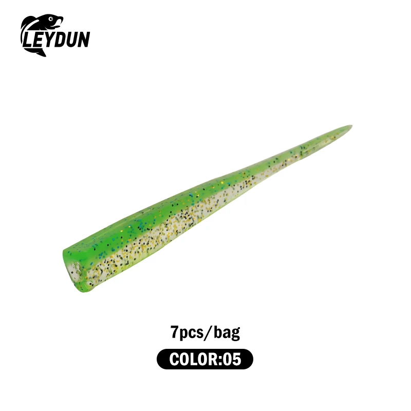 LEYDUN BR Fisch Weiche Köder Angeln Lockt 83mm 2,7g Jig Kopf Haken 3g/5g/7g/9g/12g/14g Wicklung & Darting Weiche Fisch Für Meer Bass Hecht