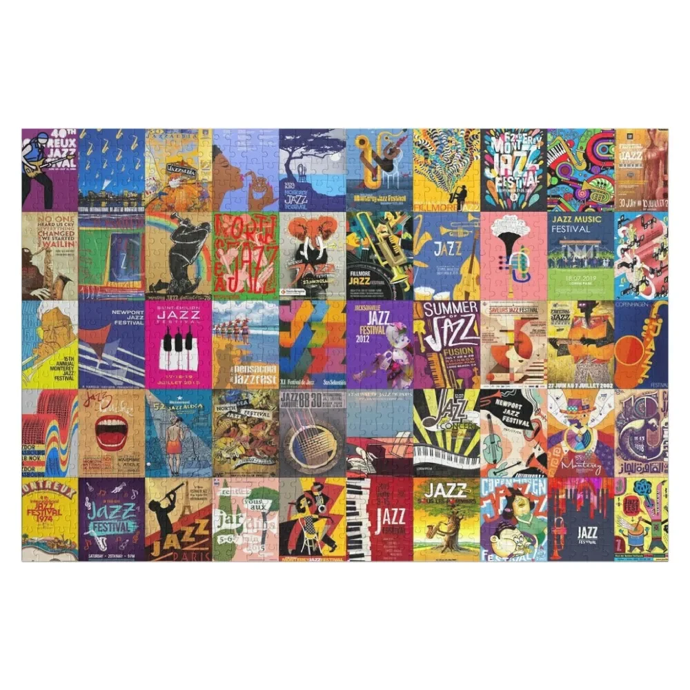 

Jazz Festivals Jigsaw Puzzle Christmas Toys Wooden Adults Puzzle