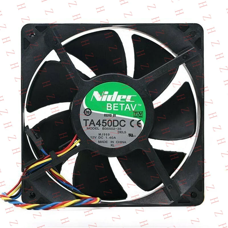 U+ FOR NIDEC 12CM B35502-35 DC 12V 1.40A 12038 120*120*38mm 4 Wire PWM Cooling Fan（MOQ: 10 pcs.）