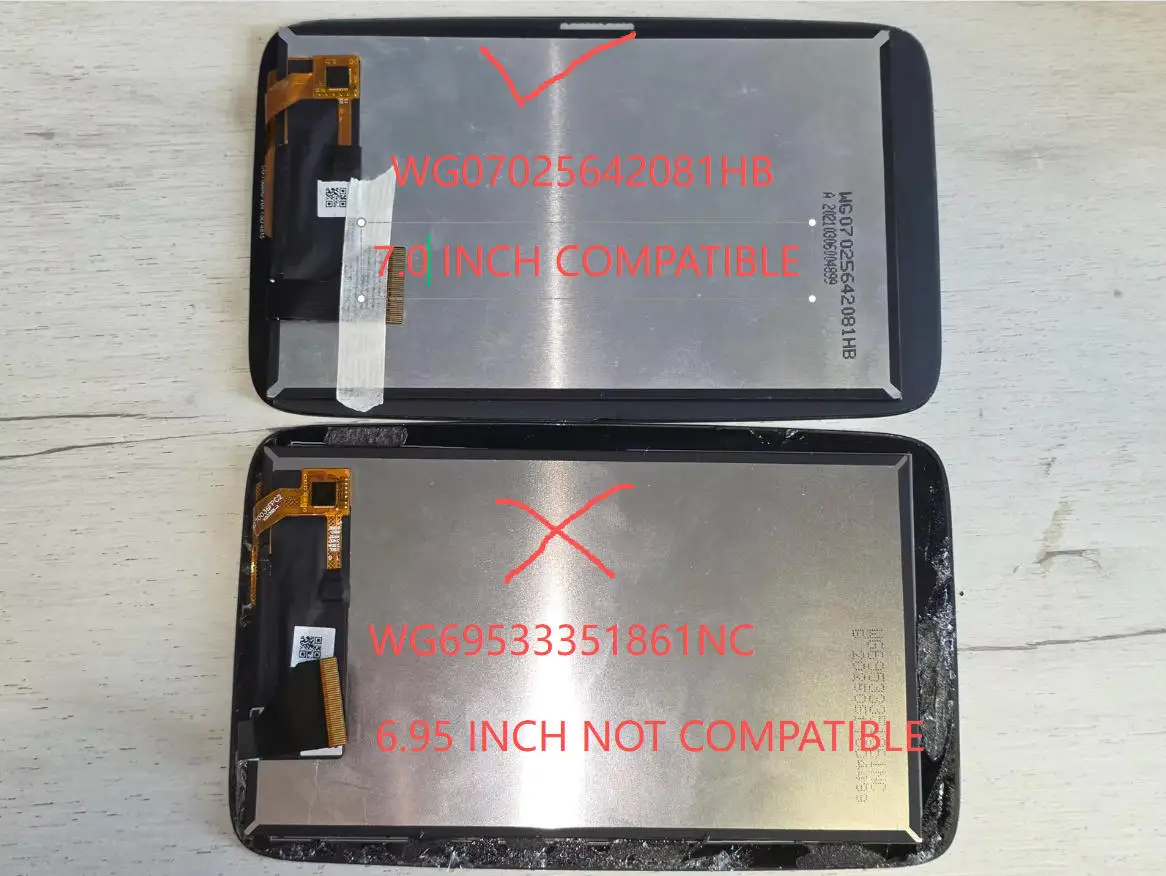 7 inch LCD 4YD70 For TomTom Expert 7' 4YB70 Display With Touch Panel Digitizer Replacement Part WG07025642081HB