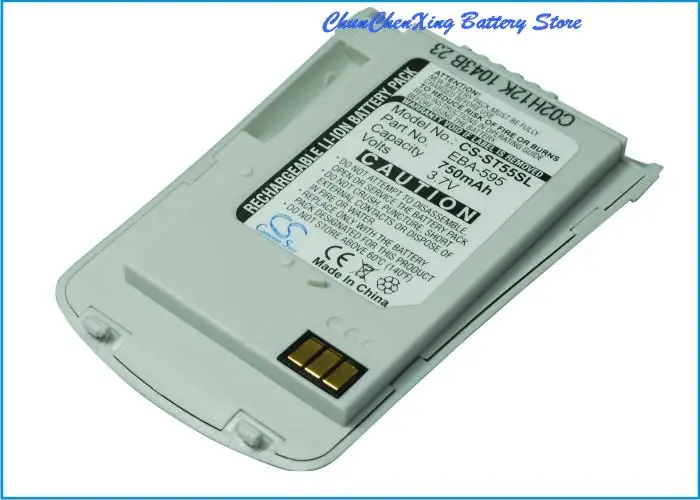 750mAh Replacement Battery EBA-595  L36880-N6851-A300  N6851-A300  V30145-K1310-X268-1 for Siemens ST50  ST55  ST60 (Silver)