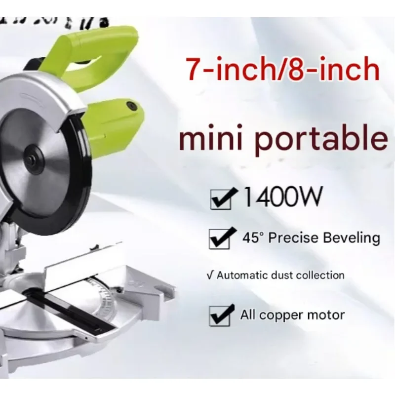 #Portable Mini Aluminum Cutting Saw 10 Inch High Precision 45 Degree Miter Saw Portable For Aluminum Profile Wood Cutting