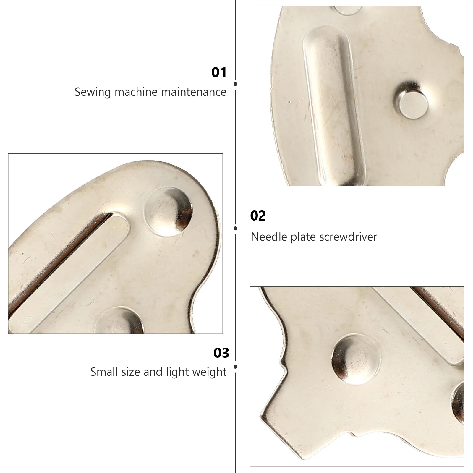 

5pcs Needle Board Screwdriver Stainless Steel Mini Repair Tool For Sewing Machine Maintenance Craft Projects Metal Screwdrivers