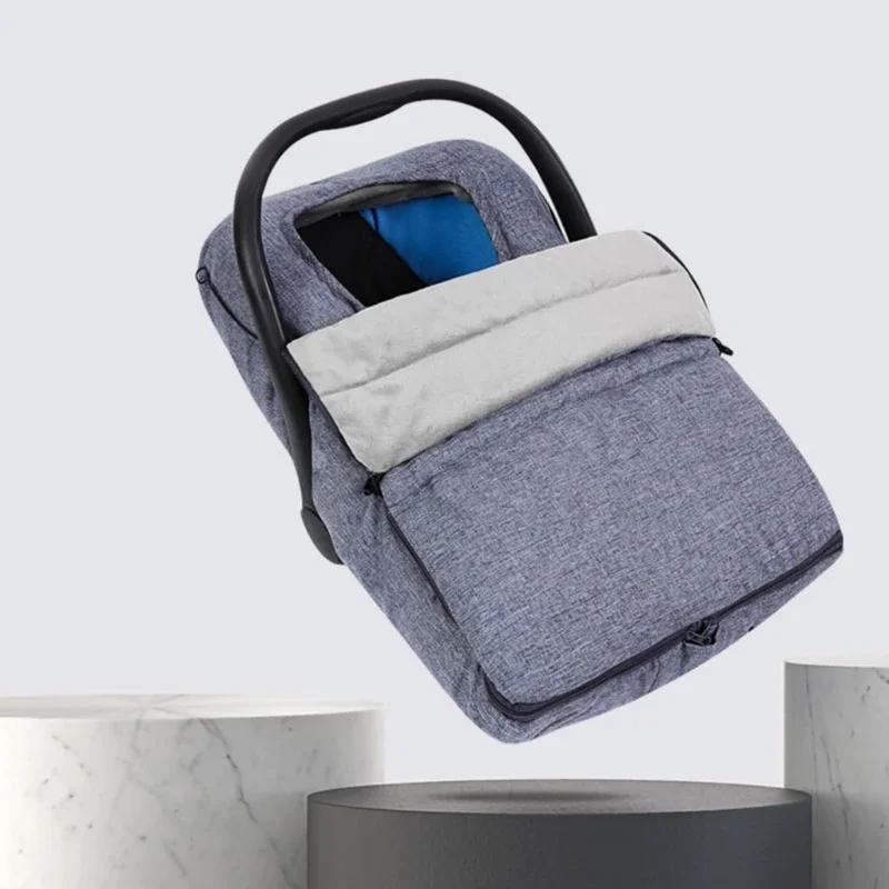 

Плюшевый флисовый чехол для детского автокресла для зимнего тепла, накидка-рукав для младенцев