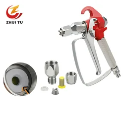 3600 PSI High Pressure Airless Spray Gun With Nozzle Filter 220254 Set For Wagner Titan Spraying Machine Power Tools