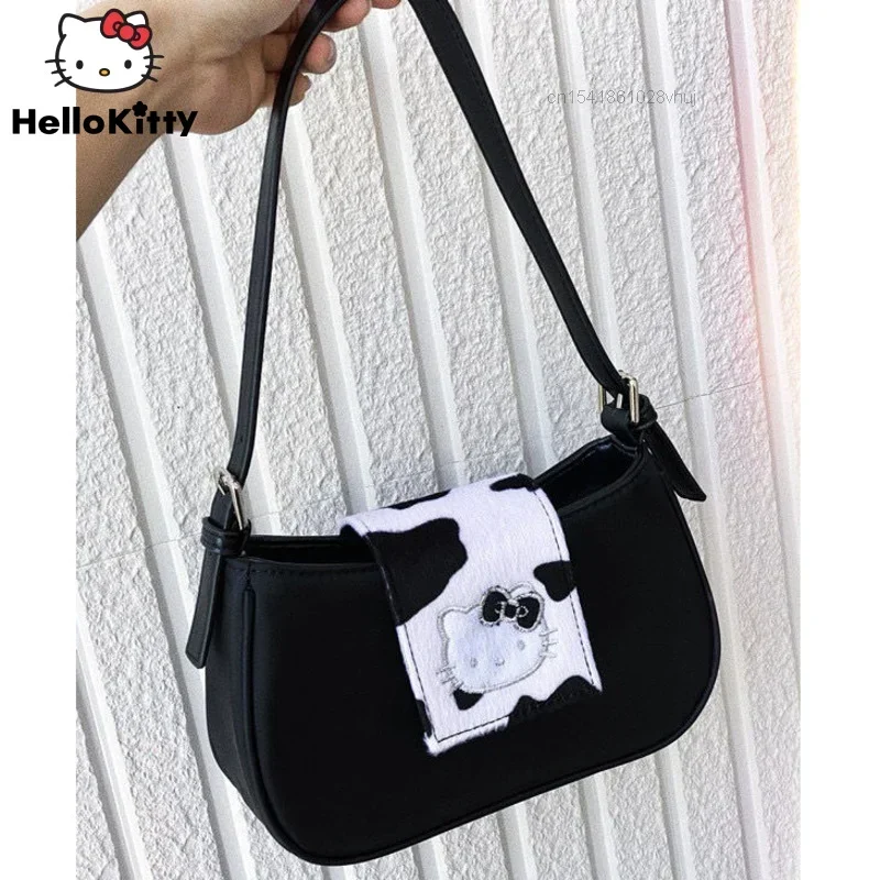 

Sanrio retro shoulder bag cute cartoon handbag tote bag hello kitty underarm bag girl