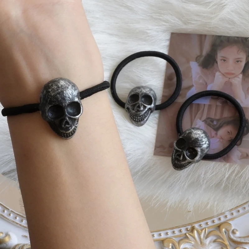 652f Gothics Schädel Haarband cool