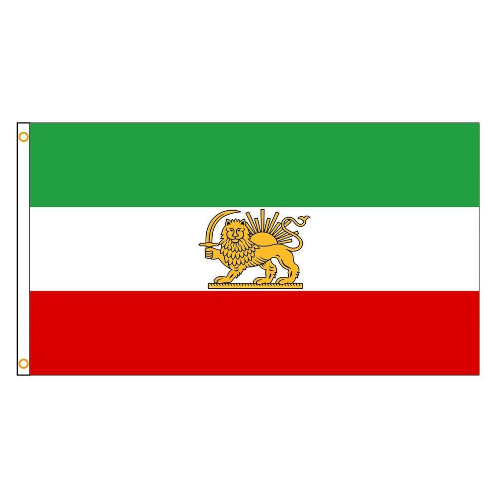 90*150cm Flag of Iran with standardized lion and sun