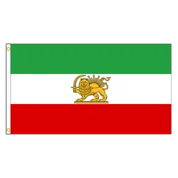 90*150cm Flag of Iran with standardized lion and sun