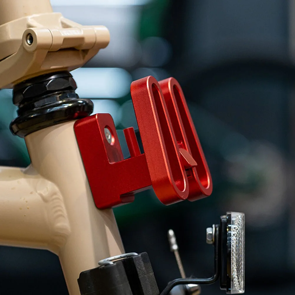 

Bike Carrier Block Folding Bike Bag Bracket Bike Travel 109g Compact Bike Bag Carrier Solution Bicycle Bag Bracket