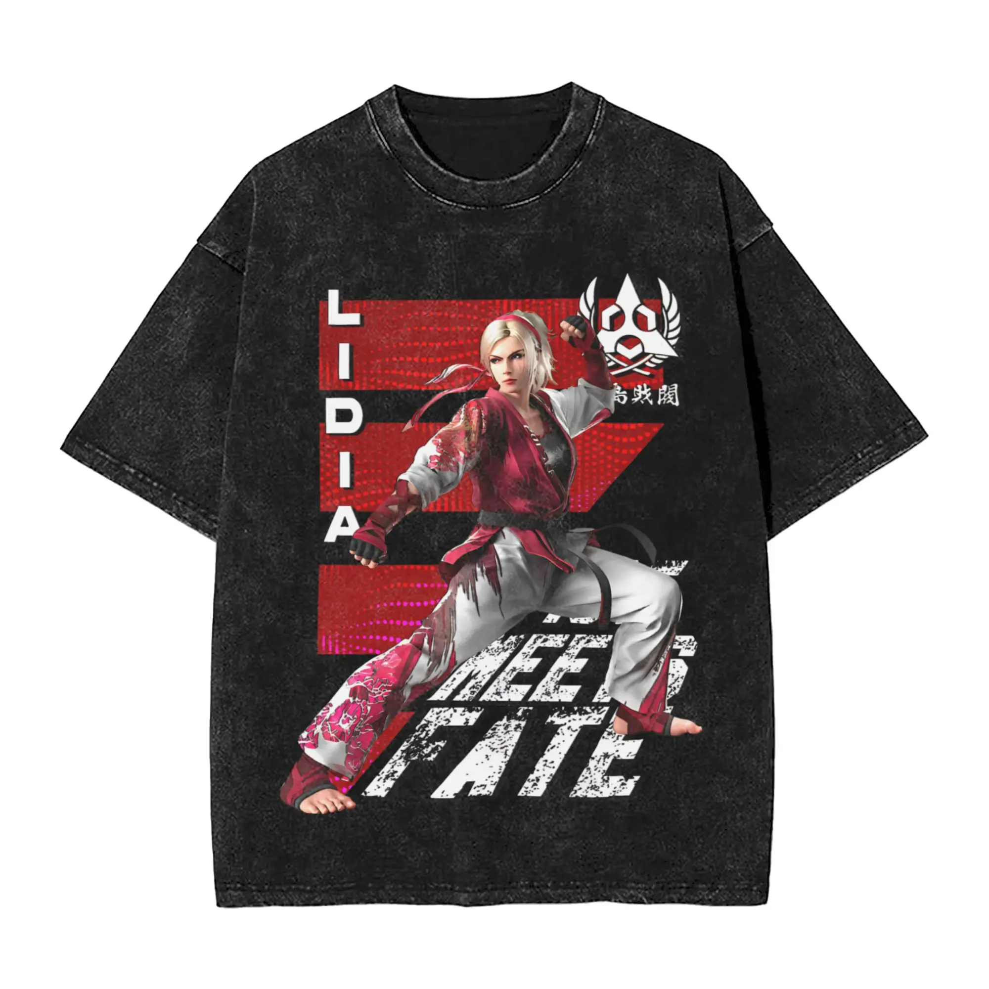 Camiseta Tekken 8 King, camisetas Vintage de verano, camiseta de algodón de Hip Hop para hombre, camisetas estampadas de manga corta