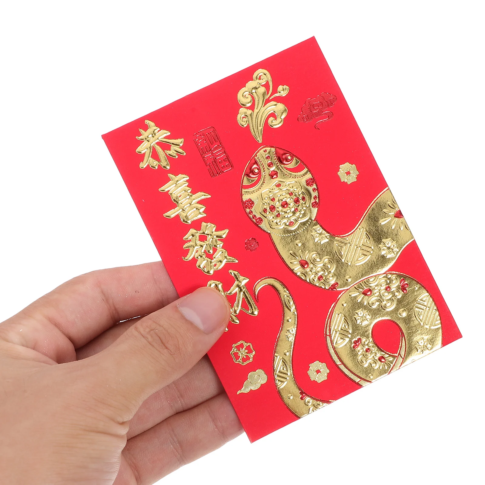 36Pcs Chinese Red Envelopes Year of The Snake Traditional Paper Packets for Lunar New Year Spring Festival Money Envelopes
