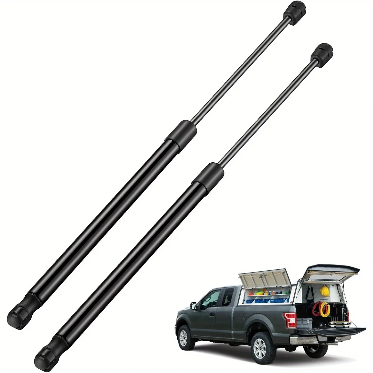 دعامات غاز ML1450 مقاس 20 بوصة 222N لـ Leer Camper Shell/نافذة/صندوق الأدوات (مجموعة من 2) #2