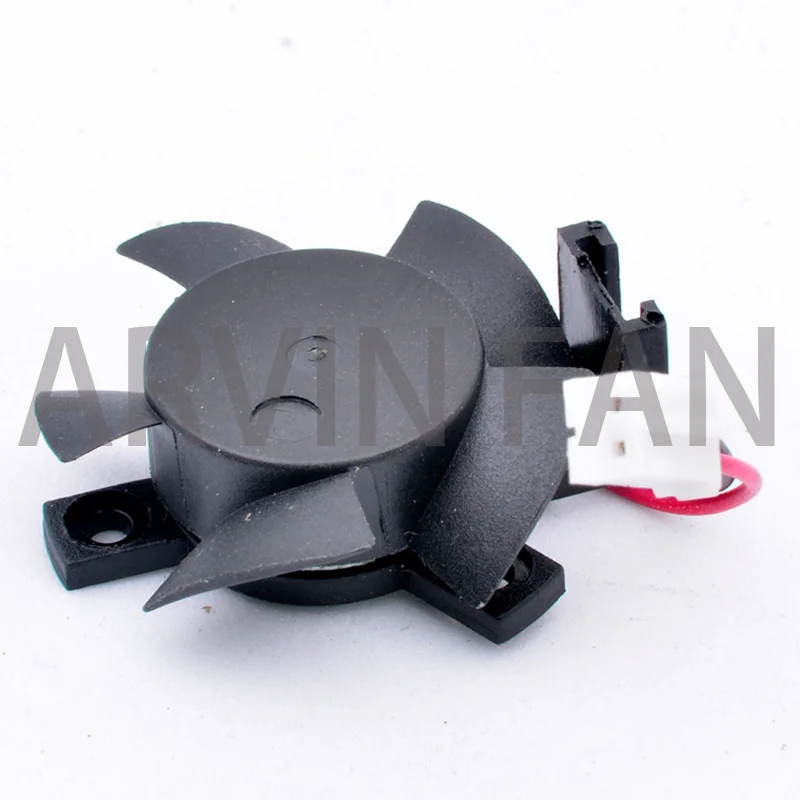 DFS301012H DC12V 1.5W Diameter 27mm Hole Pitch 19x19x19mm 2 Wires Cooling Fan For Soft Router Heat Sink Aluminum LED Car Lights