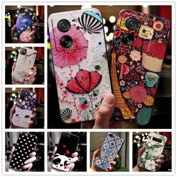 For Xiaomi 13T Pro 5G / 13T Case 3D Flower Relief Emboss Silicone Cover for Xiaomi 13T 5G Cases Mi13T 13 T Funda on Xiaomi13T