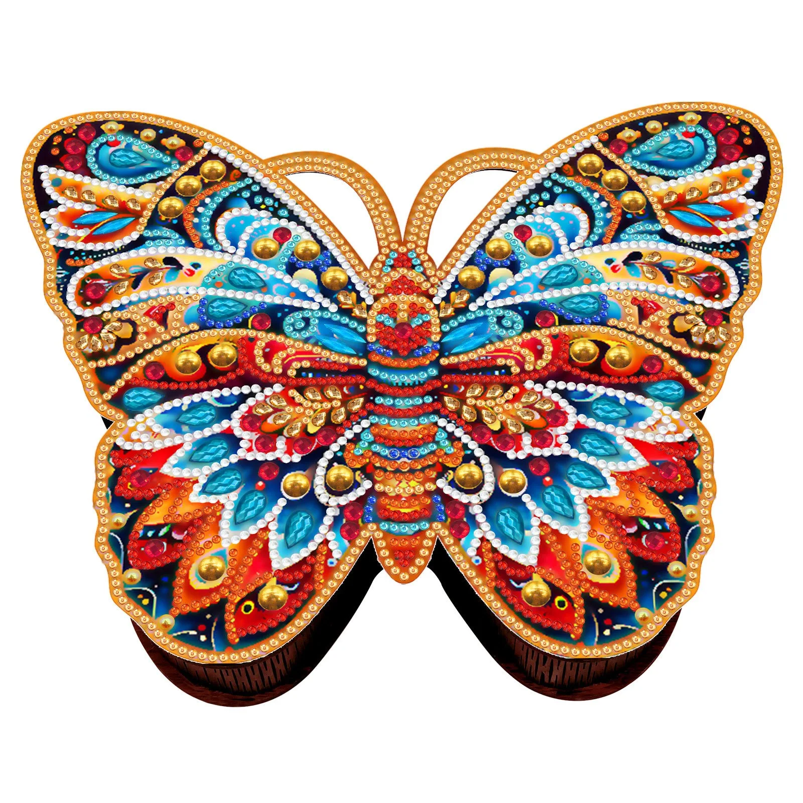 

Деревянный кристалл со стразами и бриллиантами, художественный футляр для ювелирных изделий, Мандала, Алмазная мозаика, вышивка, сделай сам, коробка для хранения ювелирных изделий, бабочка для взрослых