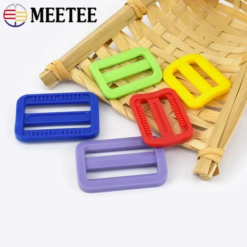 10/20Pcs Plastic Buckles for Bag 25/32/38mm O D Ring Strap Adjuster Clasp Webbing Connector Hook DIY Dog Collar Accessories