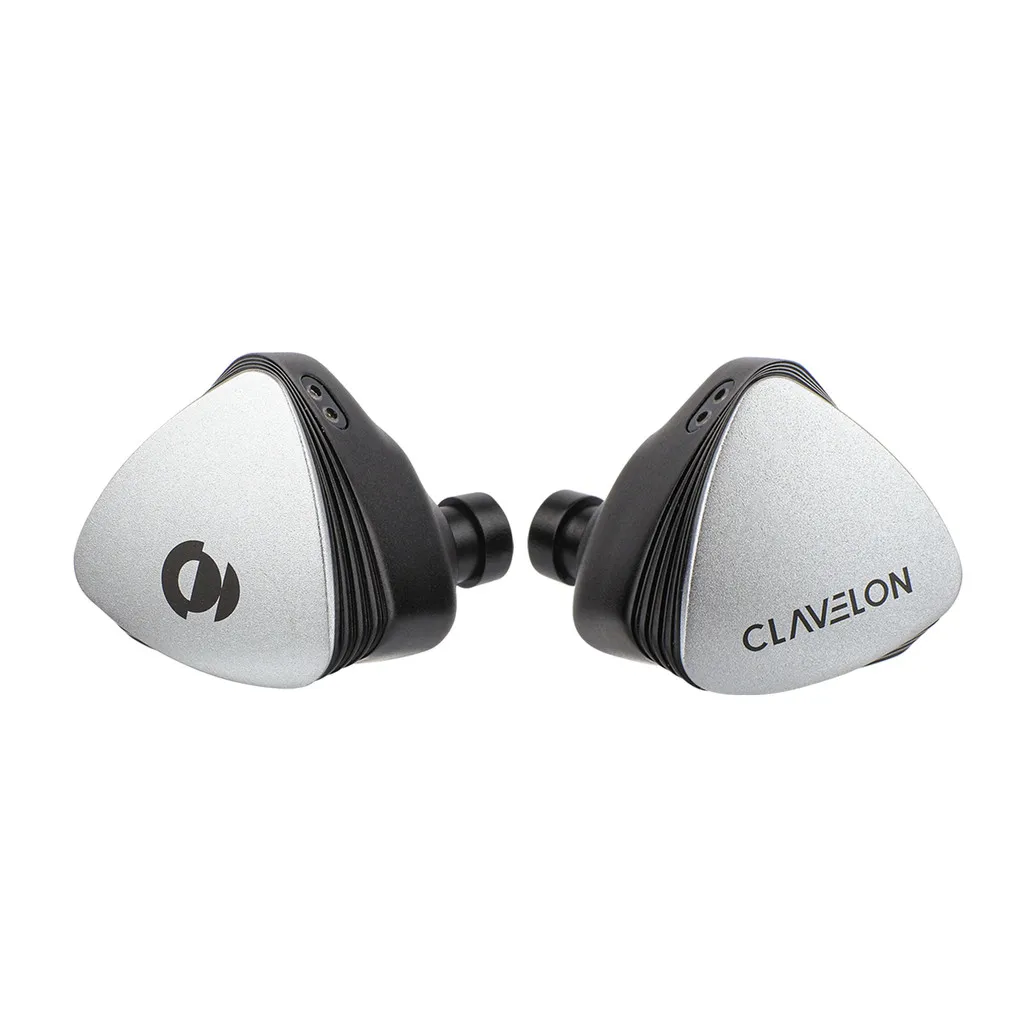 CLAVELON DELTA Cyberpunk-Inspired HiFi In-Ear Monitor Earphones with German Imported OFC Copper Silver Plated Copper Cable