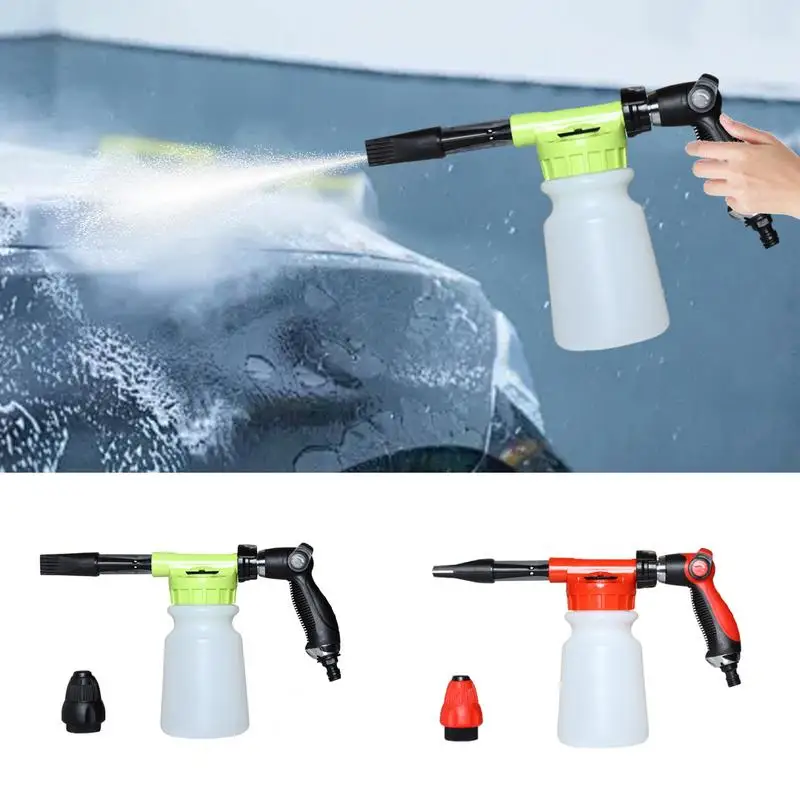 

Snow Foam Cannon Large Capacity Snow Cannon Transparent Adjustable Foam Vehicle Maintenance Soap Sprayer For Car Truck Boat