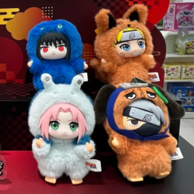 

New Hot Original Genuine Eaki Naruto Anime Figures Cute Beast Party Blind Box Shippuden Party Series Ornament Collection Toys