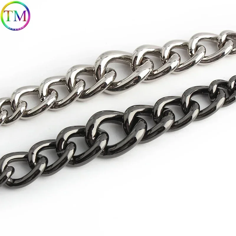 Metal Aluminum Replacement Bag Chain 45/90/120cm Women Shoulder Strap For Bags Replace Crossbody Chain Bag DIY Handbags Hardware