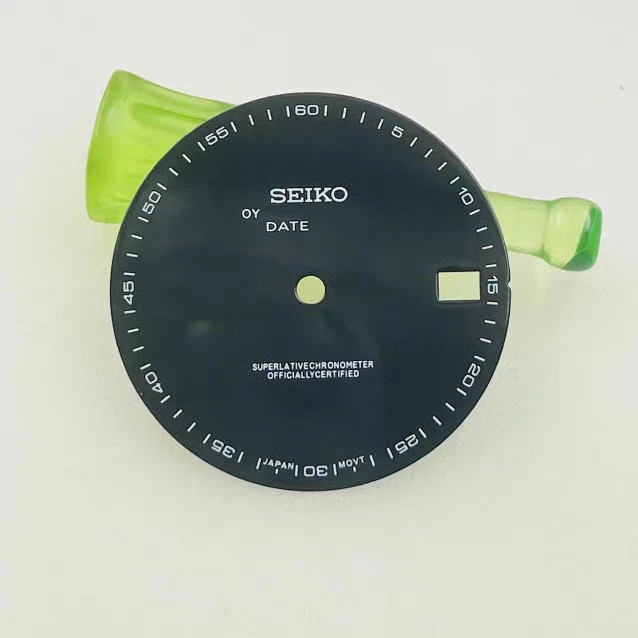 NH35 Dial 28.5mm S logo Mechanical Diver's Watch NH36 Dial No Luminous Day Writing Dial Single Date Dial
