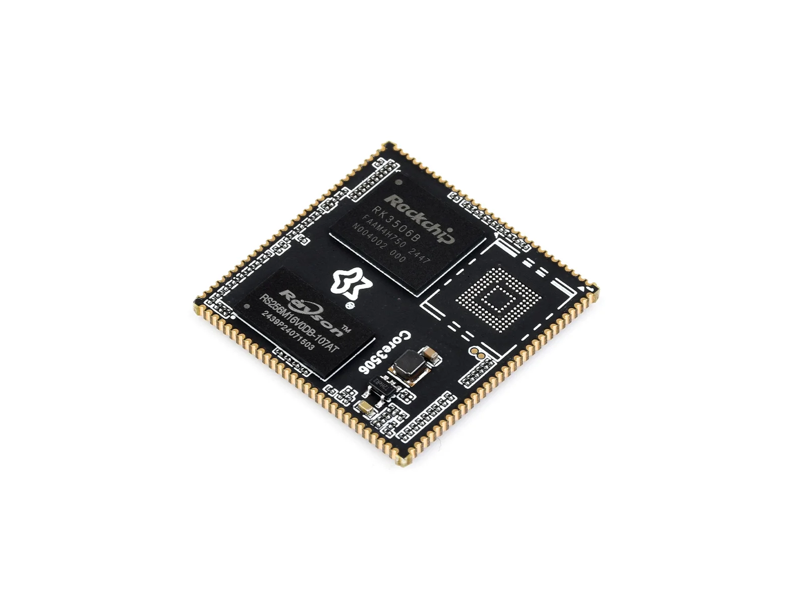 Luckfox Core3506 Core Board Based On Rockchip RK3506B Chip, Onboard 512MB DDRL3, Integrates Triple-core ARM Cortex-A7 and ARM Co